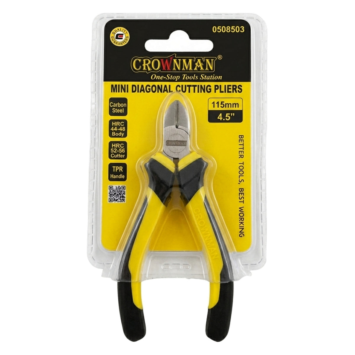 Crownman Mini Diagonal Cutting Pliers - 115mm