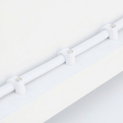 White Round Cable Clips - Assorted Sizes, Pack of 100