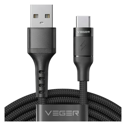 Veger Braided USB-A to USB-C Cable 1.2m