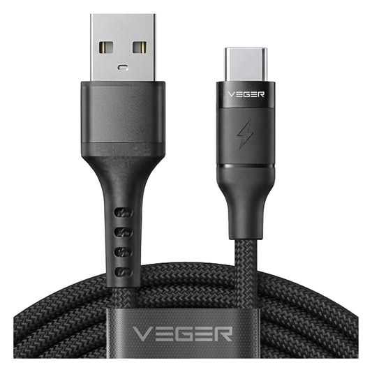 Veger Braided USB-A to USB-C Cable 1.2m