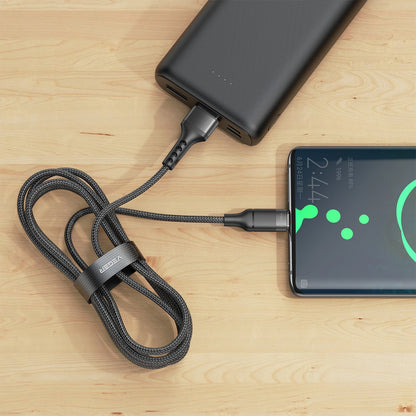 Veger Braided USB-A to USB-C Cable 1.2m