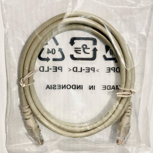 1.8m RJ45 CAT5 Ethernet Network Cable - Grey