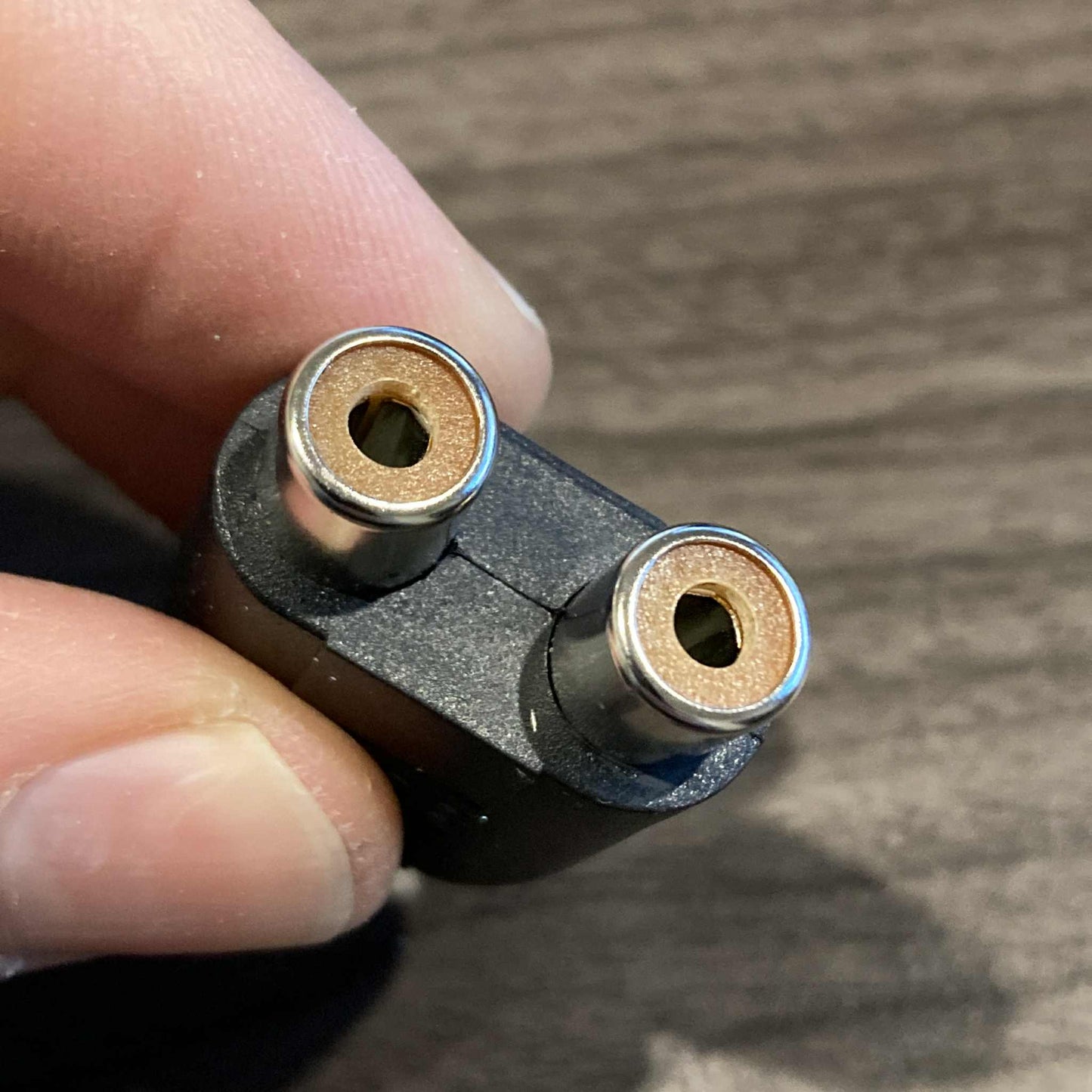 Male RCA to Female 2RCA Adapter