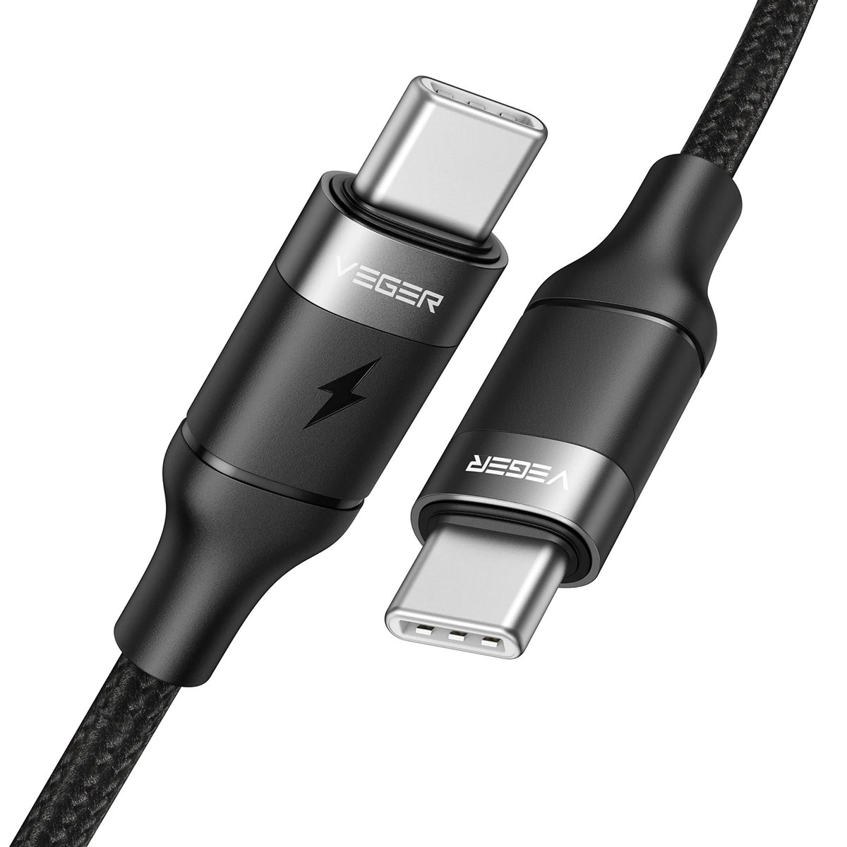 Veger Braided USB-C to USB-C Cable 100W 1.5m