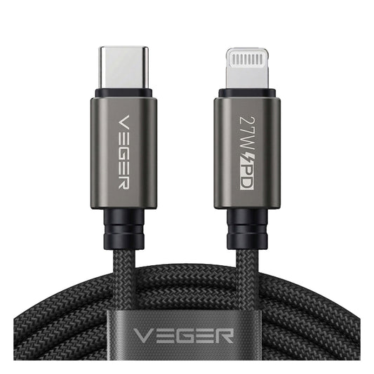 Veger Braided USB-C to Lightning Cable 27W 1.2m