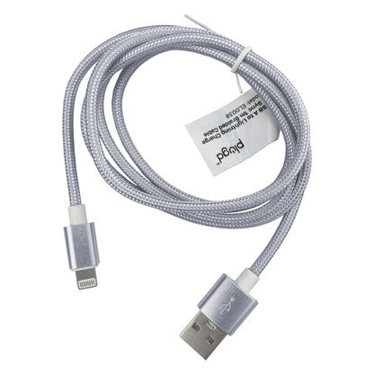 Plugd Braided USB-A to Lightning Cable 1m