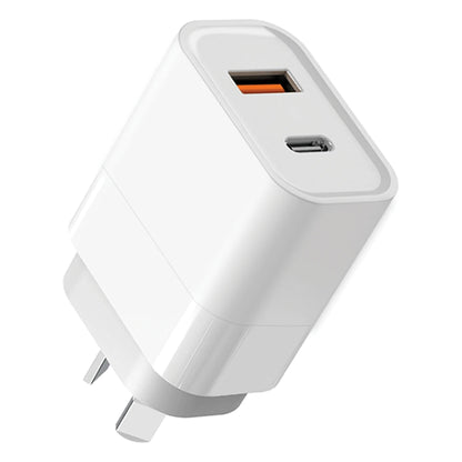 Rapidé 30W GaN USB-C PD + USB-A QC Wall Charger