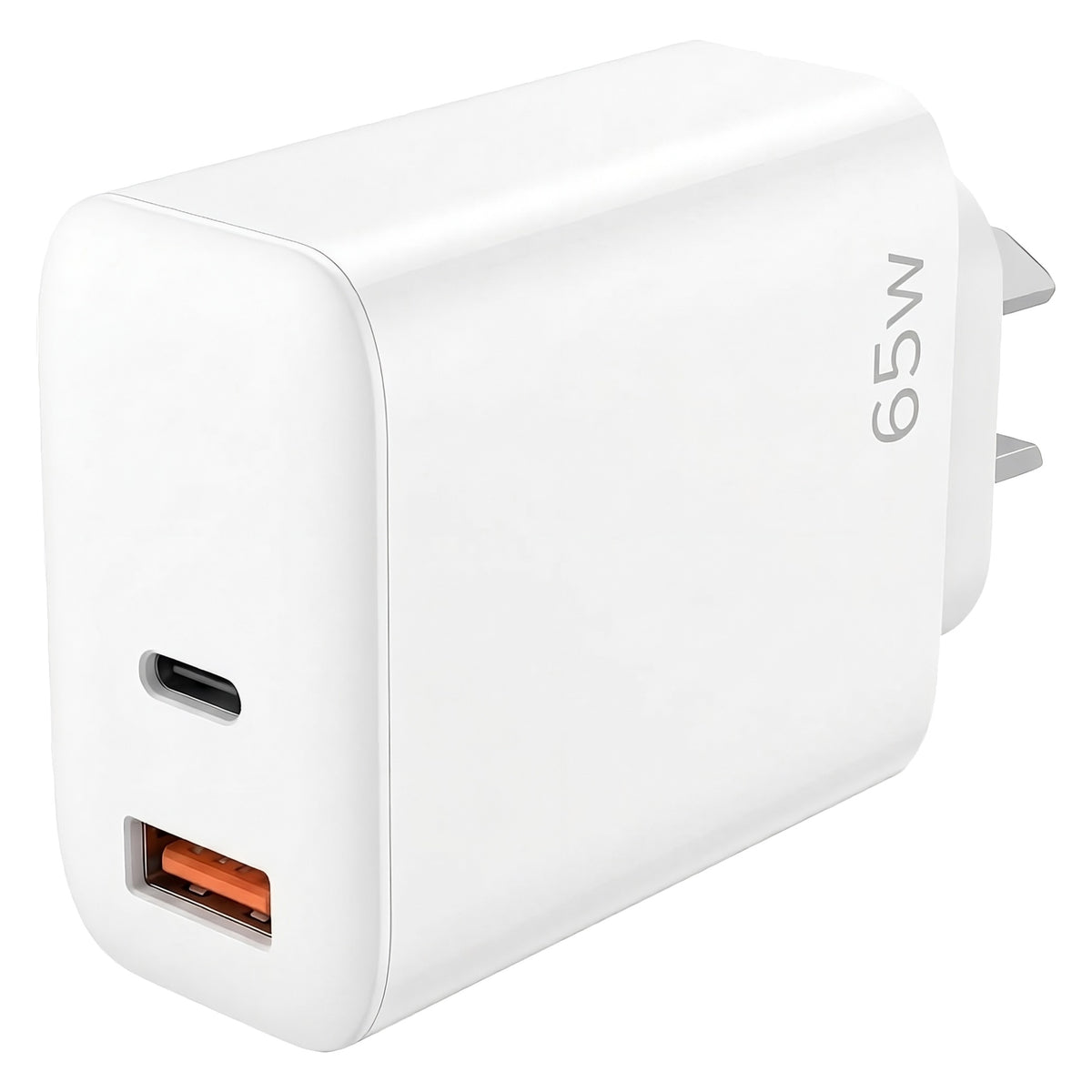 Rapidé 65W GaN USB-C PD + USB-A QC Wall Charger