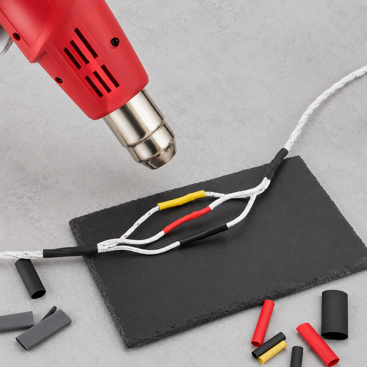 Heat Shrink Tubing Kit 580pc - Assorted Sizes & Colours