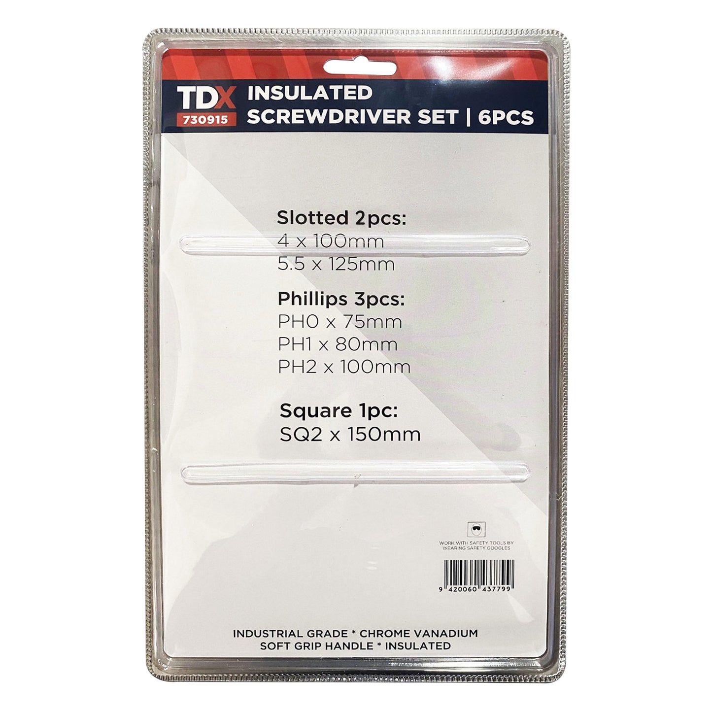 Insulated Screwdriver Set 6 Piece