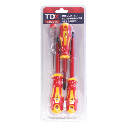 Insulated Screwdriver Set 4 Piece