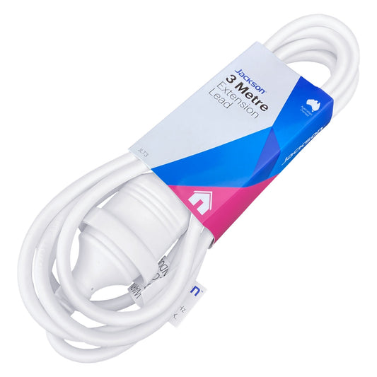 Jackson Extension Lead – 3m White