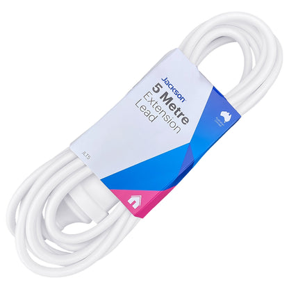 Jackson Extension Lead - 5m White