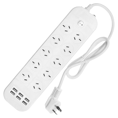 Jackson Surge Protected USB Powerboard - 10 Outlets