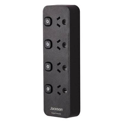 Jackson Surge Protected Powerboard - 4 Switched Outlets