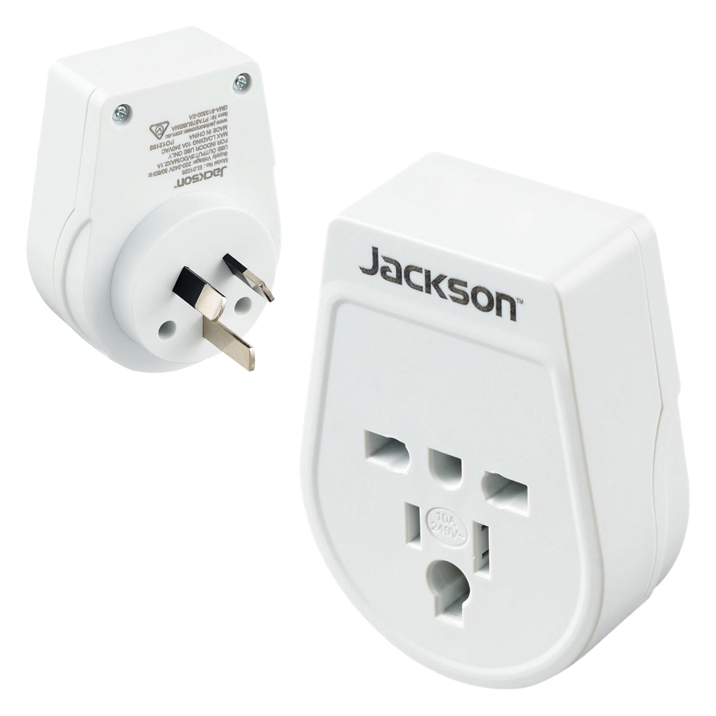 Jackson Travel Adaptor Inbound - USA, UK & More