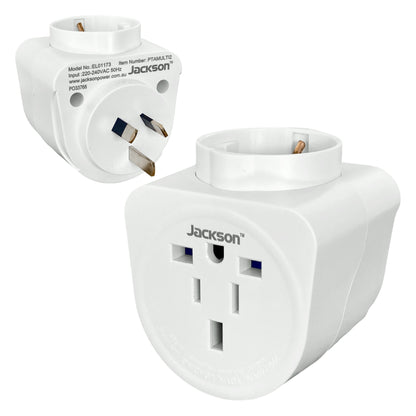 Jackson Inbound Travel Adaptor - USA, UK, EU & More to NZ (PTAMULTI2)
