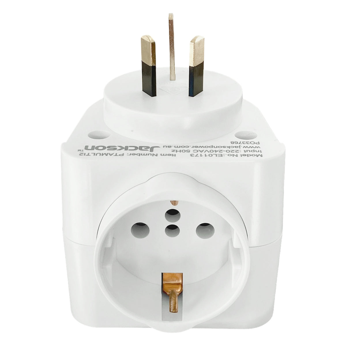 Jackson Inbound Travel Adaptor - USA, UK, EU & More to NZ (PTAMULTI2)
