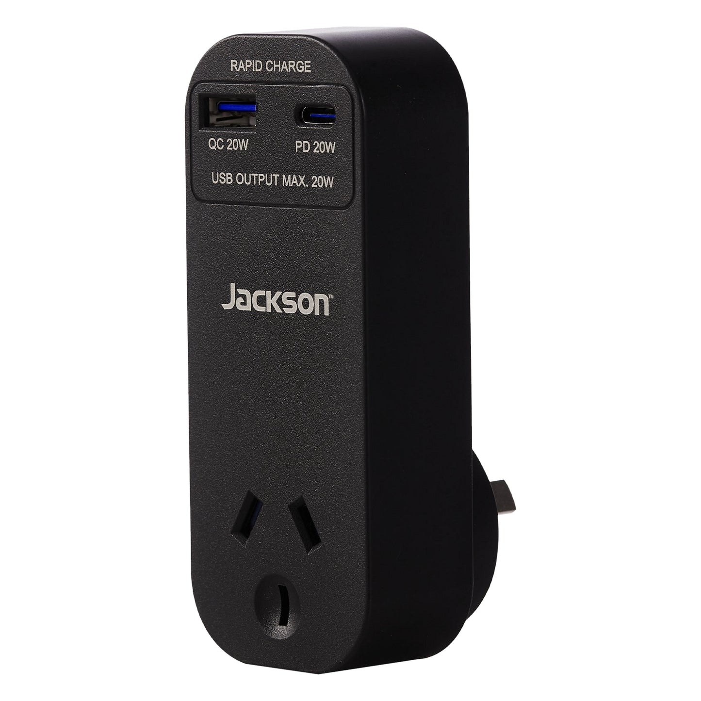 Jackson USB Wall Charger 20W - USB-A + USB-C Fast Charge