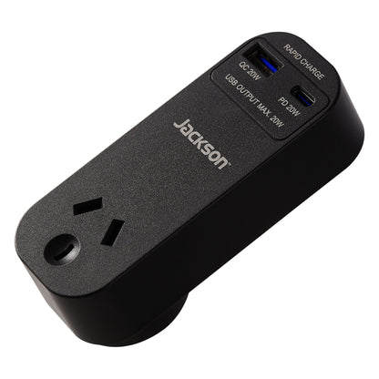 Jackson USB Wall Charger 20W - USB-A + USB-C Fast Charge