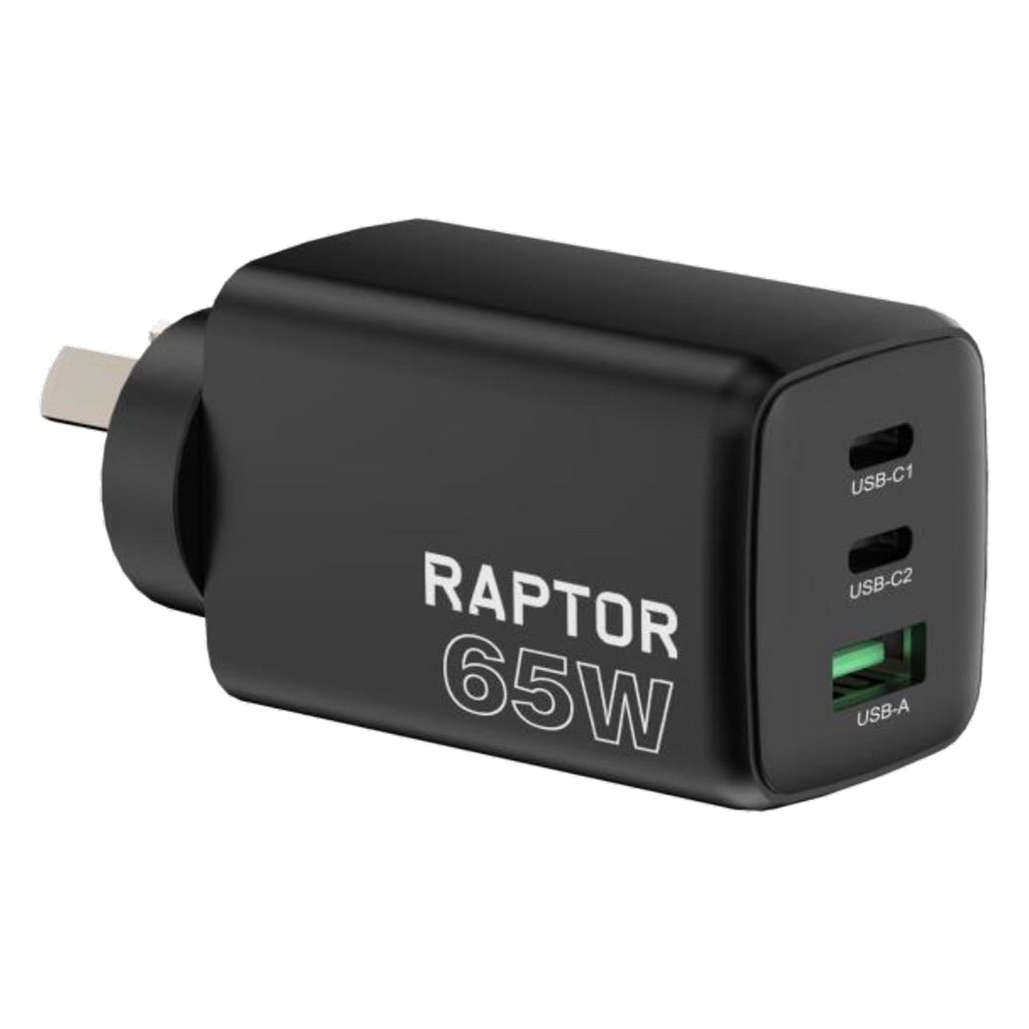 Jackson Raptor 65W GaN Wall Charger - USB-A & USB-C Fast Charge