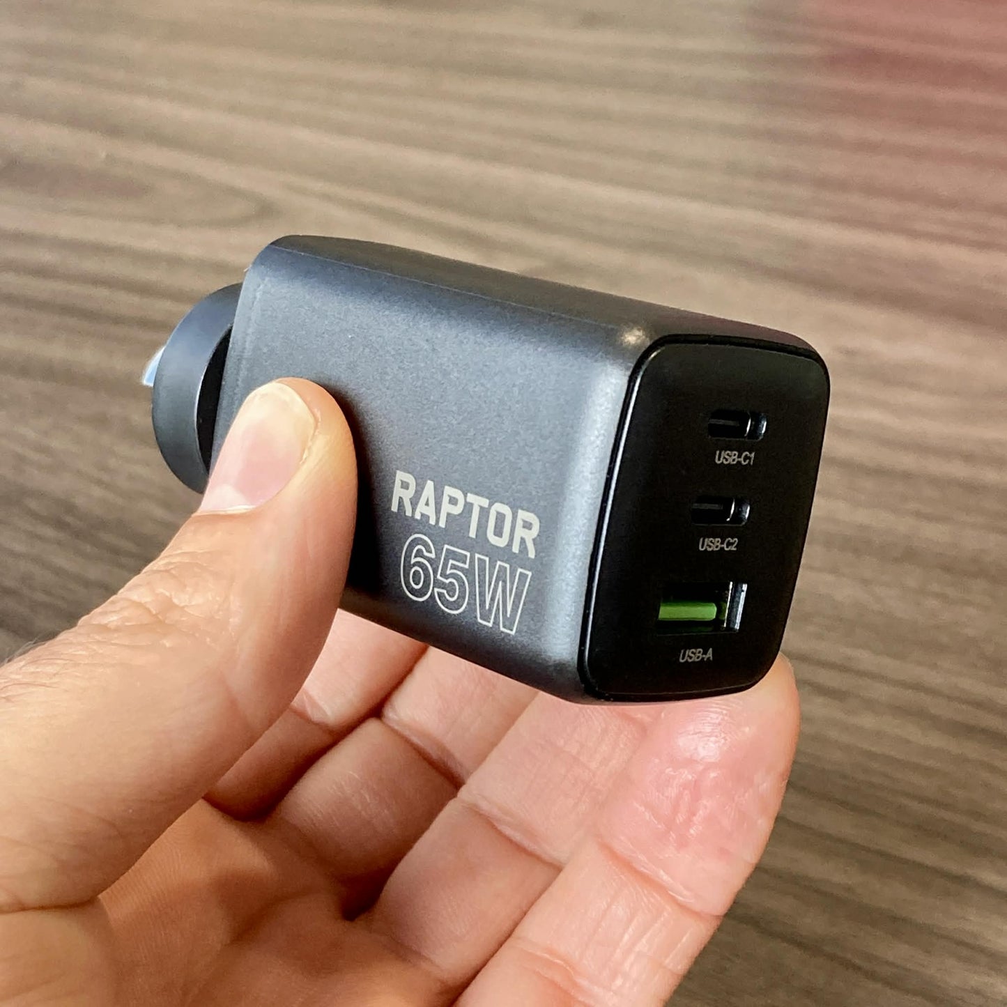 Jackson Raptor 65W GaN Wall Charger - USB-A & USB-C Fast Charge