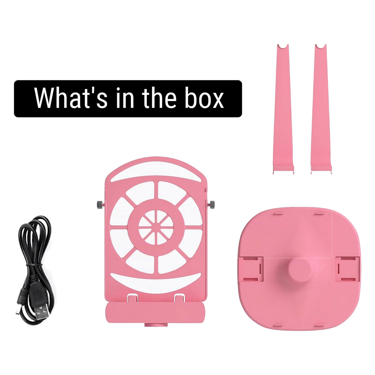 USB Phone Swing - Automatic Step Counter & Stand (Pink)