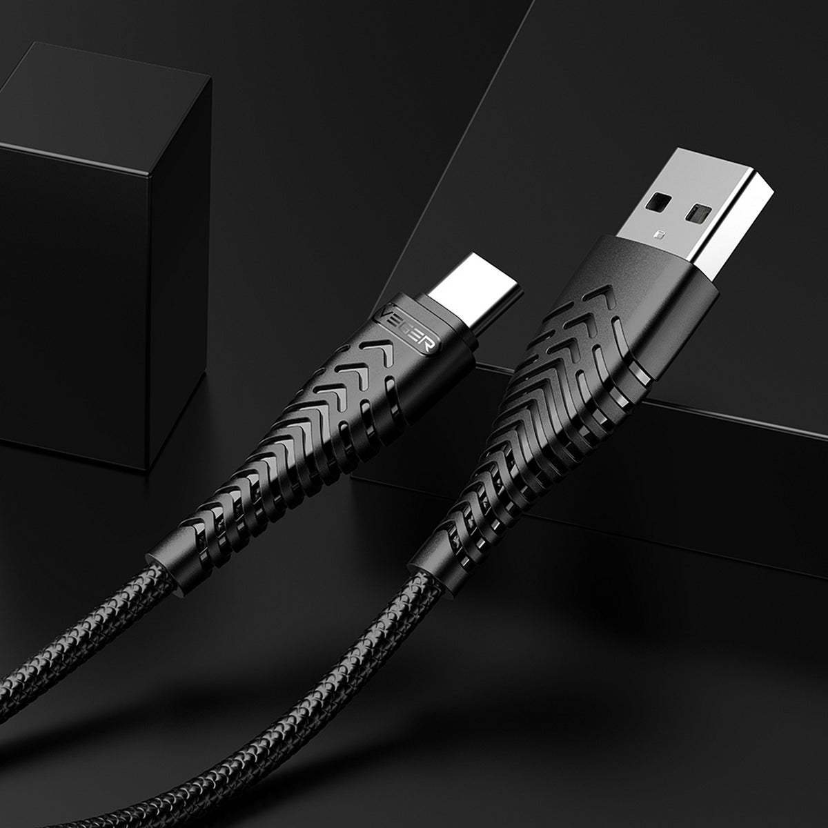 Veger Rugged USB-A to USB-C Cable 1.2m
