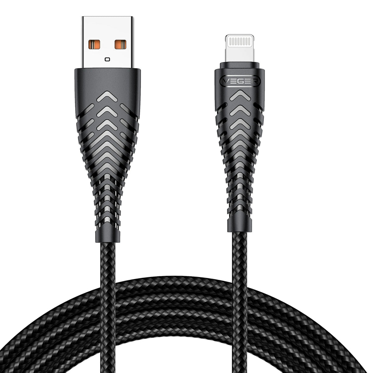 Veger Braided USB-A to Lightning Cable 1.2m