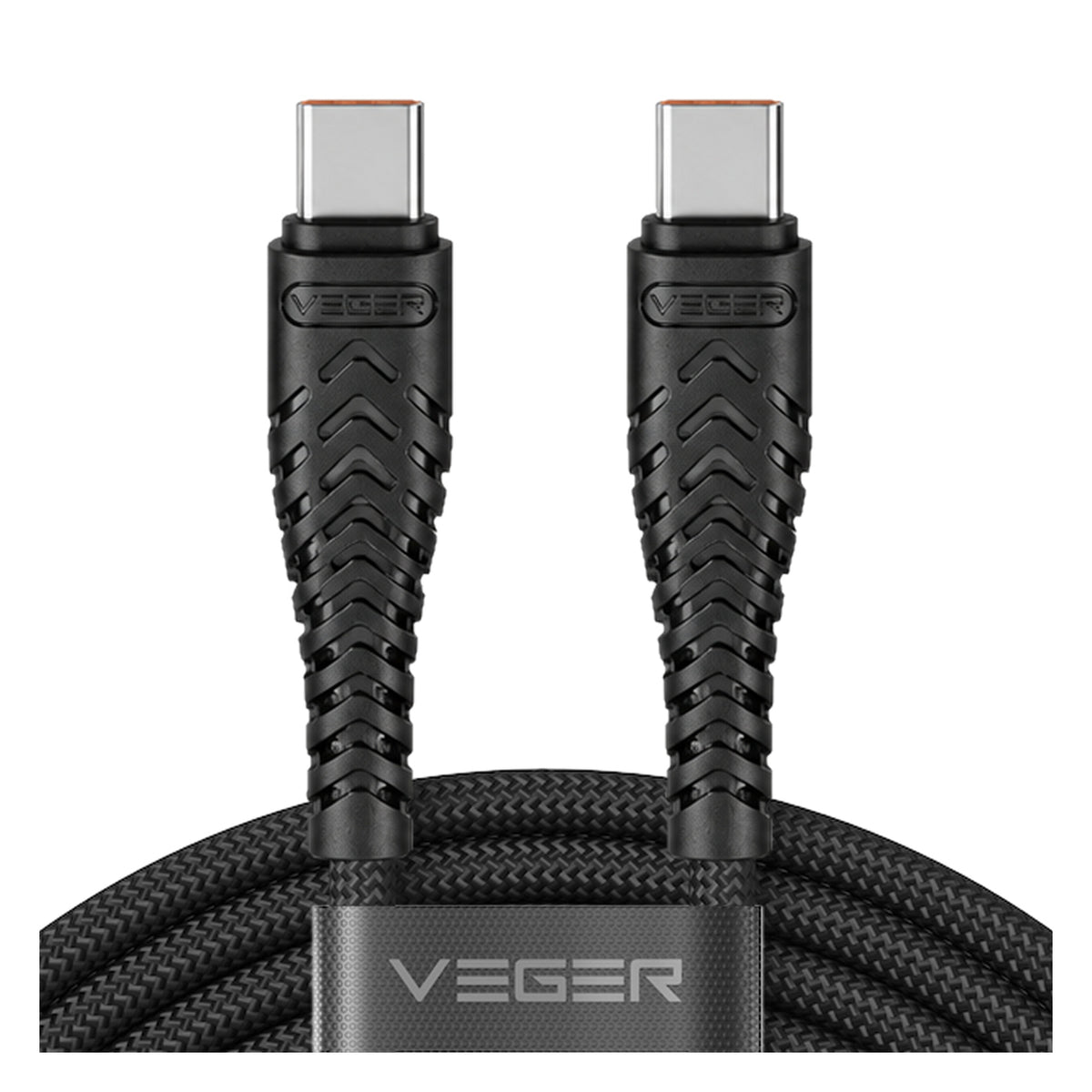 Veger Braided USB-C to USB-C Cable 60W 1.2m