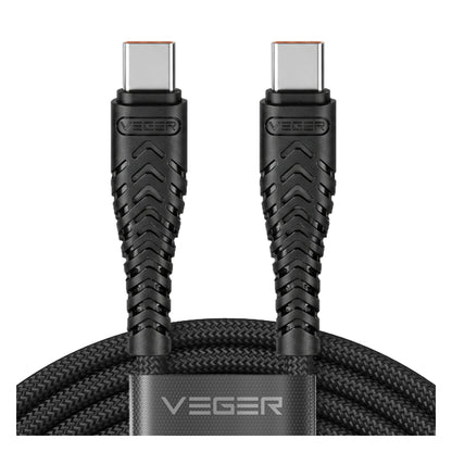 Veger Braided USB-C to USB-C Cable 60W 1.2m