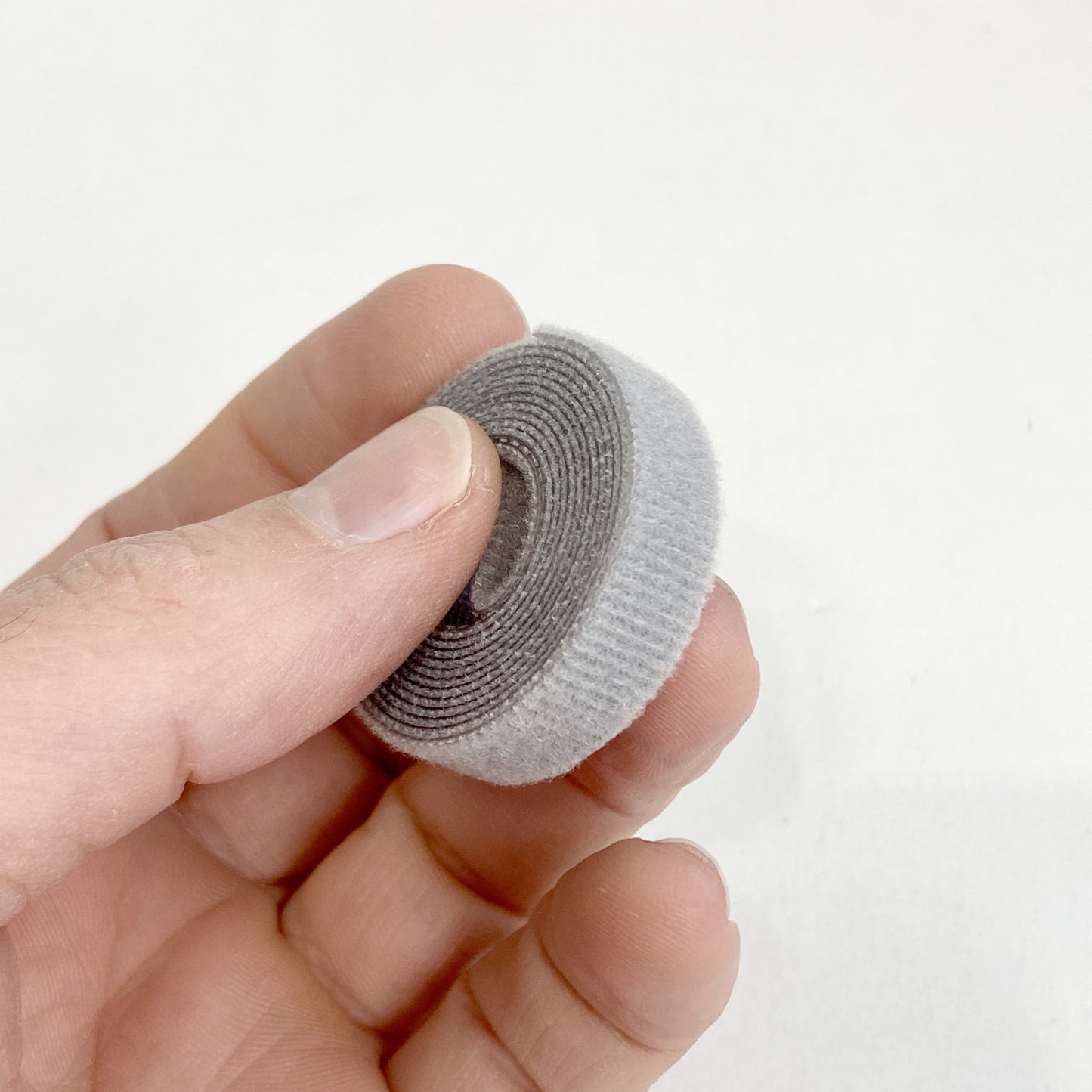 Velcro Cable Management Tape – 1m x 10mm Grey