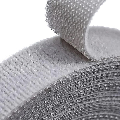 Velcro Cable Management Tape – 1m x 10mm Grey