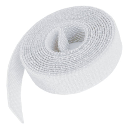 Velcro Cable Management Tape – 1m x 10mm White