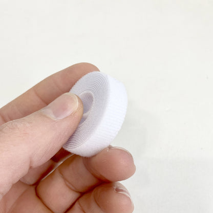 Velcro Cable Management Tape – 1m x 10mm White