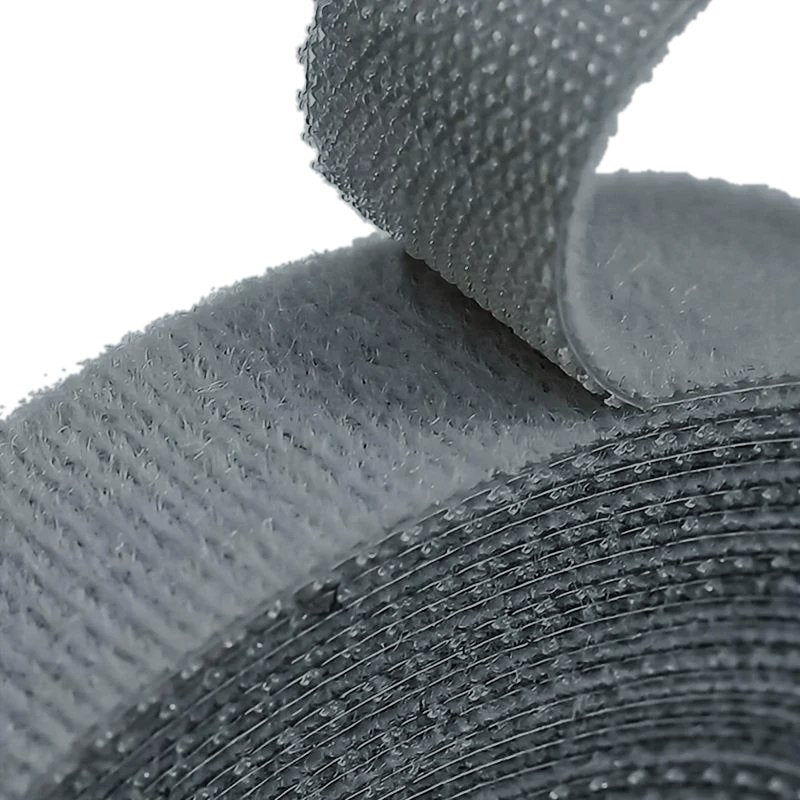 Velcro Cable Management Tape - 5m x 10mm Grey