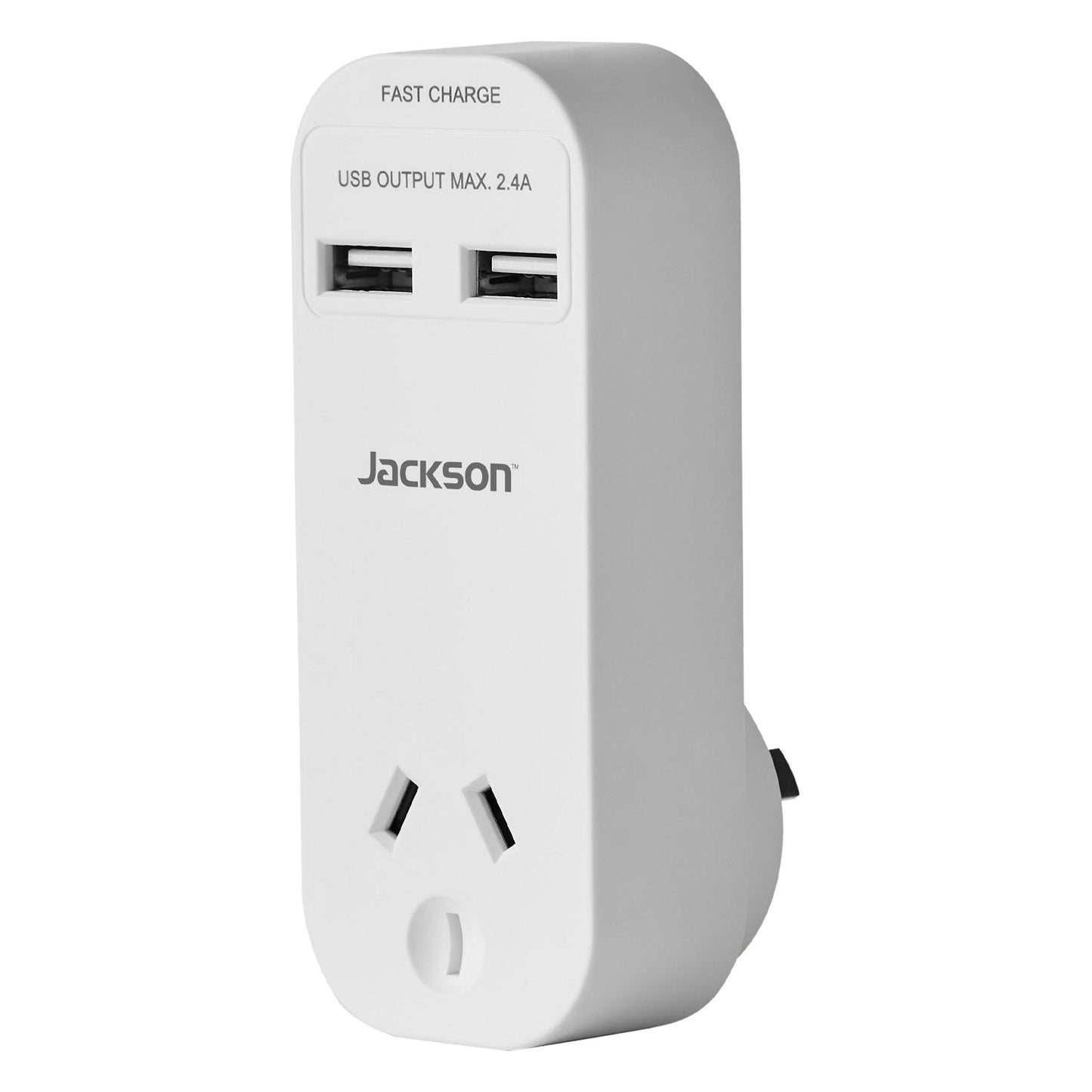 Jackson USB Wall Charger 12W - Dual USB-A Fast Charge