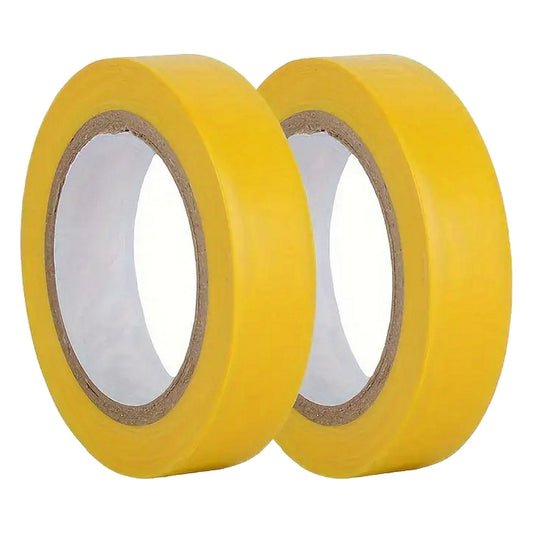 PVC Electrical Insulation Tape – Yellow 16mm × 15m Roll