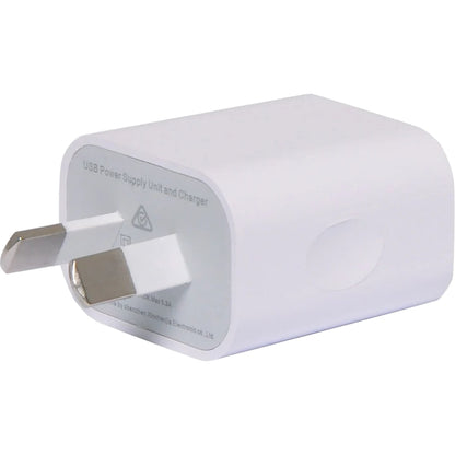 Dual USB Wall Charger - 10.5W 2.1A USB-A White